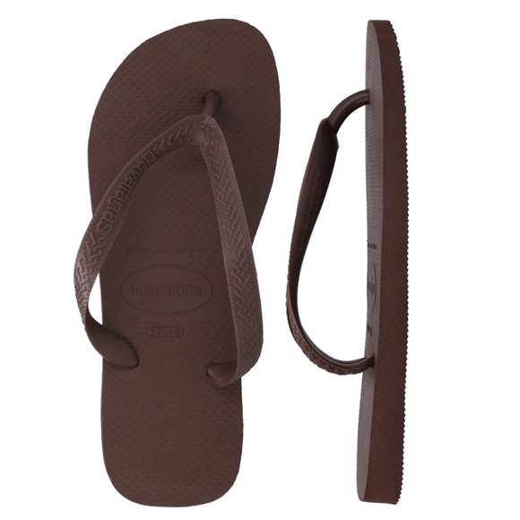 Havaianas Shoes | New Coconut Girl Dark Brown Havaianas Slim Thong Flip Flop Sandals 41-42 | Color: Brown | Size: 9 | Faeriesmak's Closet